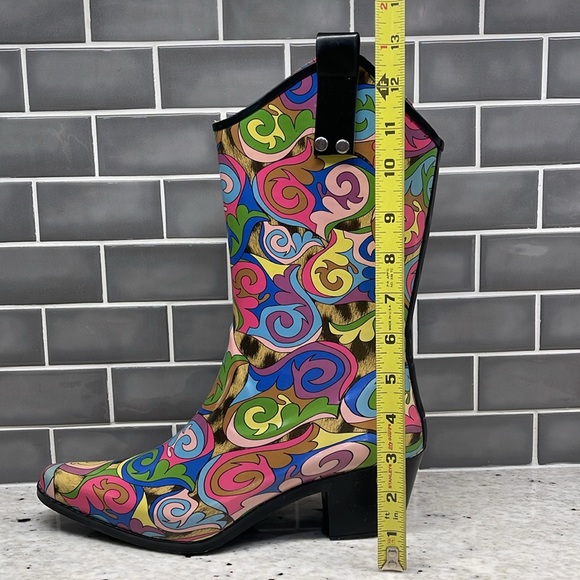 Smoky Mountain Vibrant Colored Rubber Pullon Cowboy Boots - Picture 6 of 11